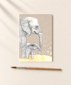 Ansichtkaart Olifant