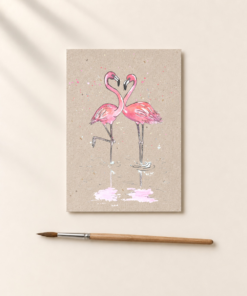 Ansichtkaart Flamingo